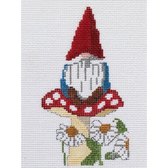 PLD Designs Gnome and Mushroom Needlepoint Canvas