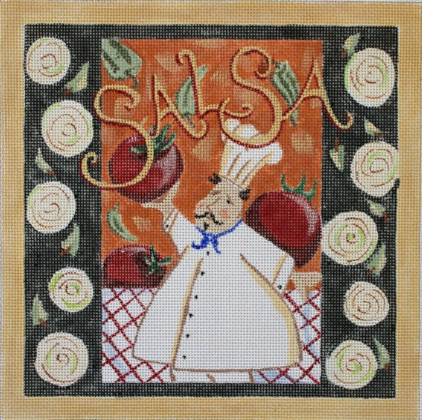 PLD Designs KaMaLa by Lanza Salsa Needlepoint Canvas