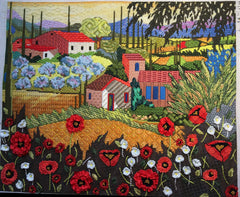 PLD Designs Louise Marion Dreaming Of Tuscany Needlepoint Canvas