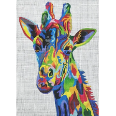 PLD Designs Prince Duncan Williams Giraffe Needlepoint Canvas