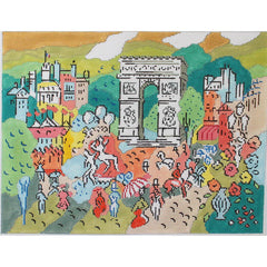 PLD Designs Sally Corey L'Arc De Triomphe Needlepoint Canvas