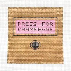 Silver Stitch Needlepoint Press for Champagne Needlepoint Canvas