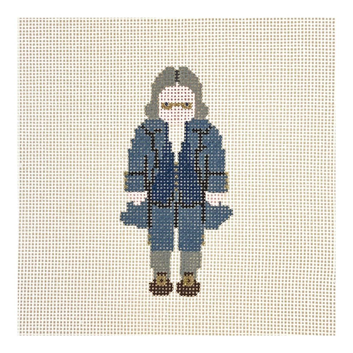 Painted Pony Designs Petei Ben Franklin Needlepoint Canvas