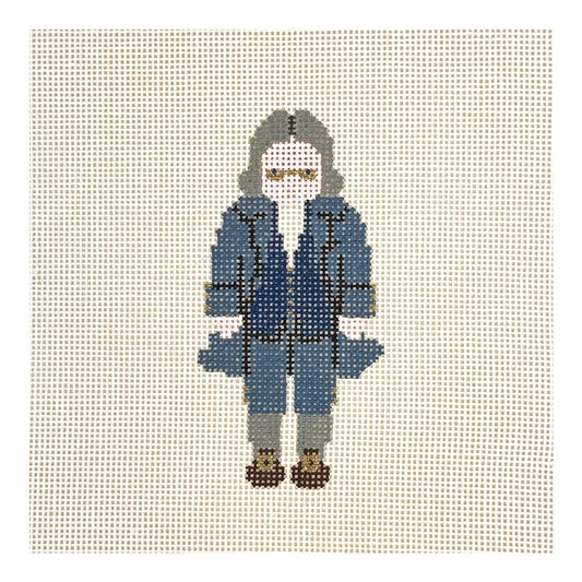 Painted Pony Designs Petei Ben Franklin Needlepoint Canvas