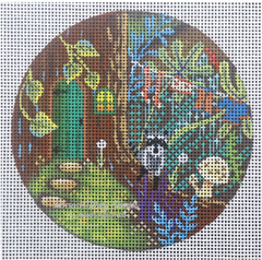 Painted Pony Designs Mary Charles Raccoon Needlepoint Canvas