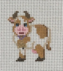 Painted Pony Designs Mini Cow Needlepoint Canvas