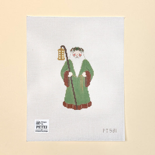 Painted Pony Designs Petei Ghost Christmas Past Needlepoint Canvas