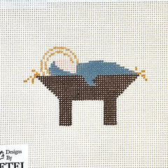 Painted Pony Designs Petei Nativity Baby Jesus Needlepoint Canvas