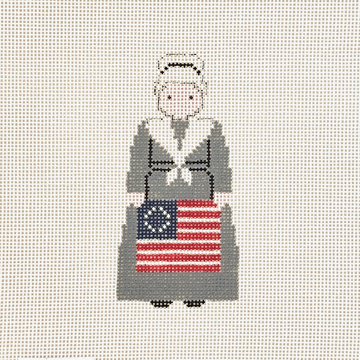 Painted Pony Designs Petei Patriotic: Betsy Ross Needlepoint Canvas