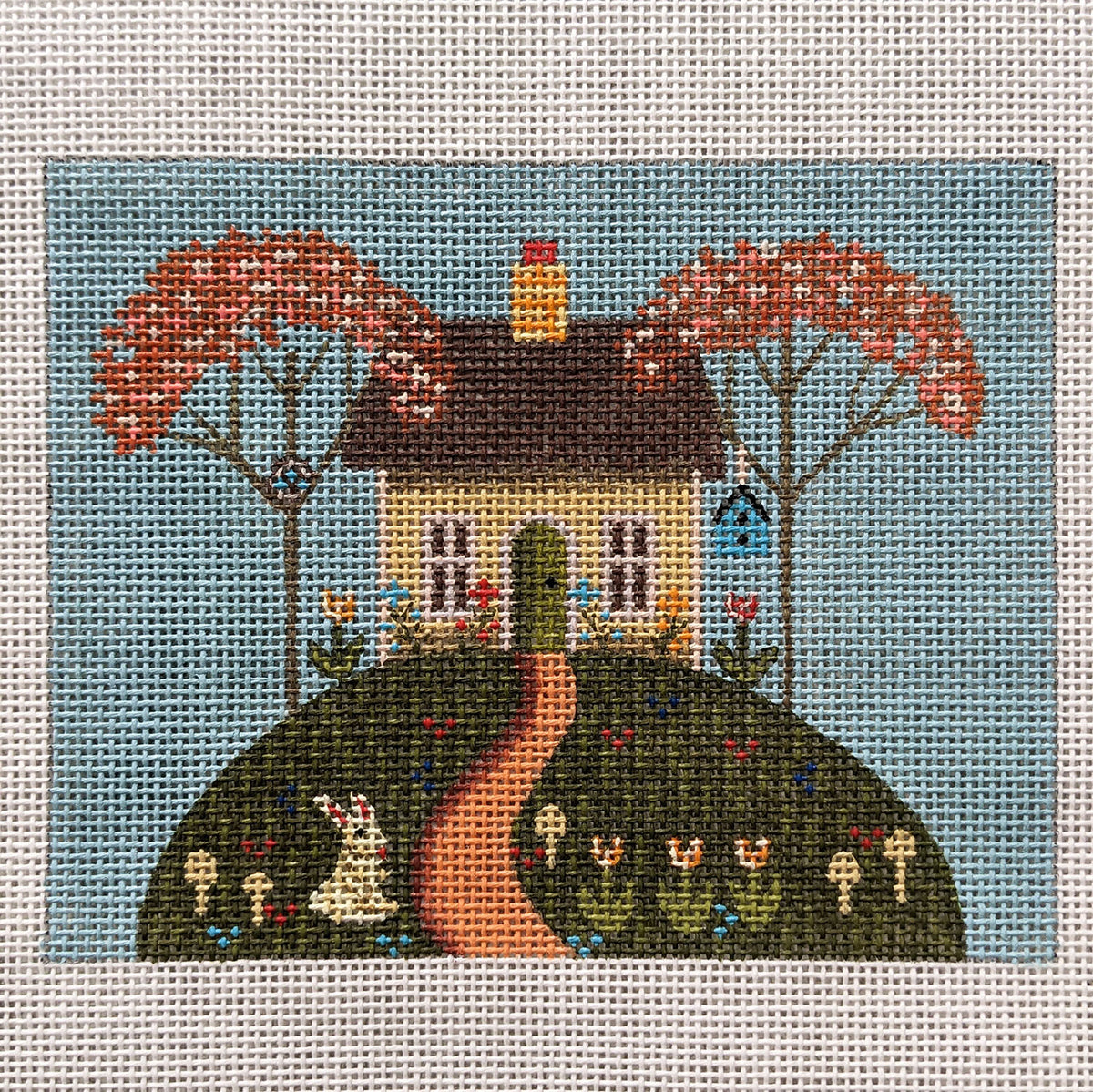 Painted Pony Designs Mary E Charles Sweet Summer Square Needlepoint Canvas