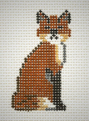 Painted Pony Designs Mini Fox Needlepoint Canvas