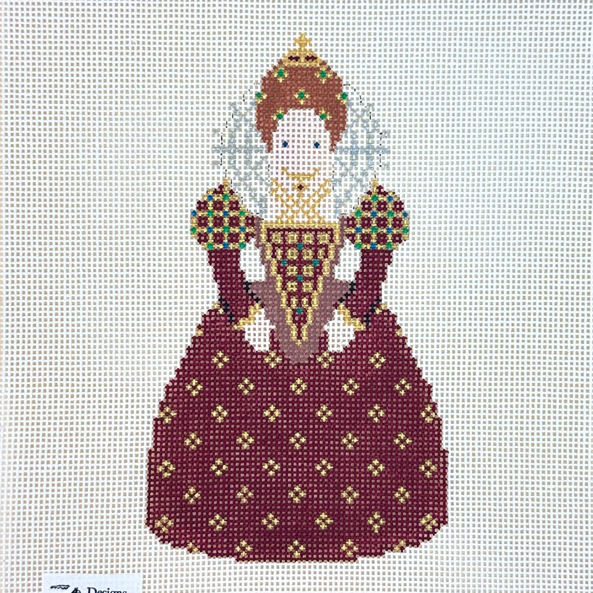 Painted Pony Petei Royals: Queen Elizabeth I Needlepoint Canvas