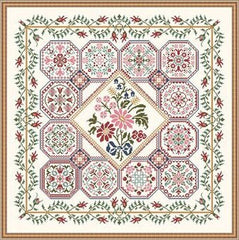 Papillon Creations Flower Patch Cross Stitch Pattern