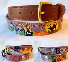 Patti Mann Belt Halloween Needlepoint Canvas