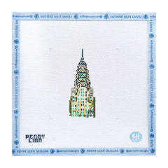 Penny Linn Evelyn Henson Chrysler Building Needlepoint Canvas
