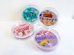 Penny Linn Acrylic Coaster Set - 4 inch Round