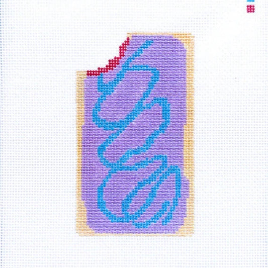 Penny Linn Lazy Doodle Designs Wildberry Breakfast Tart Needlepoint Canvas