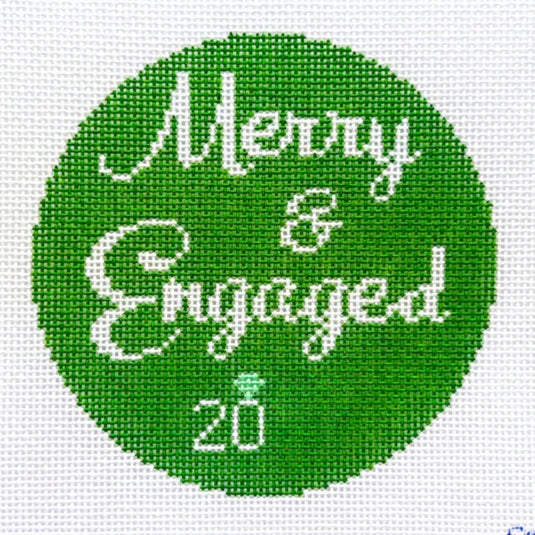 Penny Linn Merry & Engaged Needlepoint Canvas