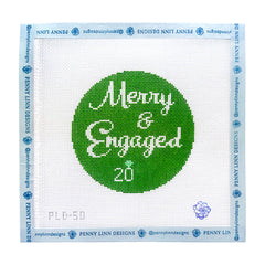 Penny Linn Merry & Engaged Needlepoint Canvas