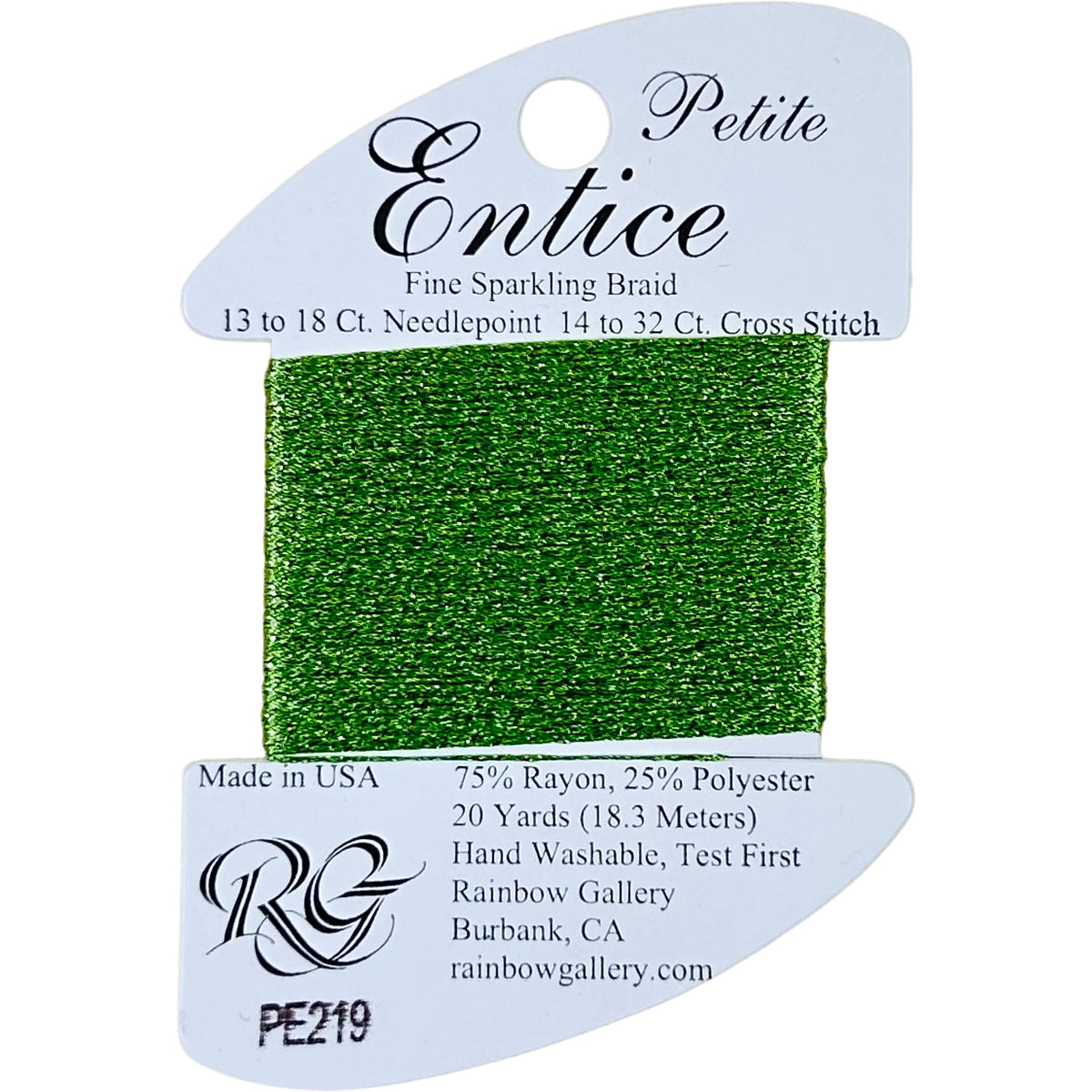 Rainbow Gallery Entice Petite - 219 Green Apple