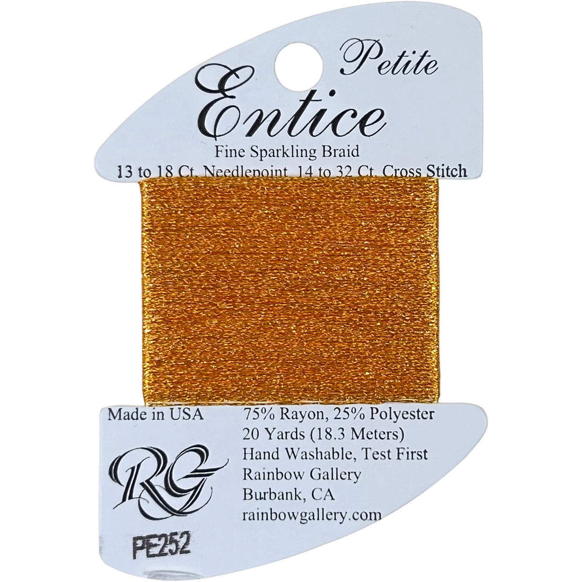 Rainbow Gallery Entice Petite - 252 Radiant Yellow