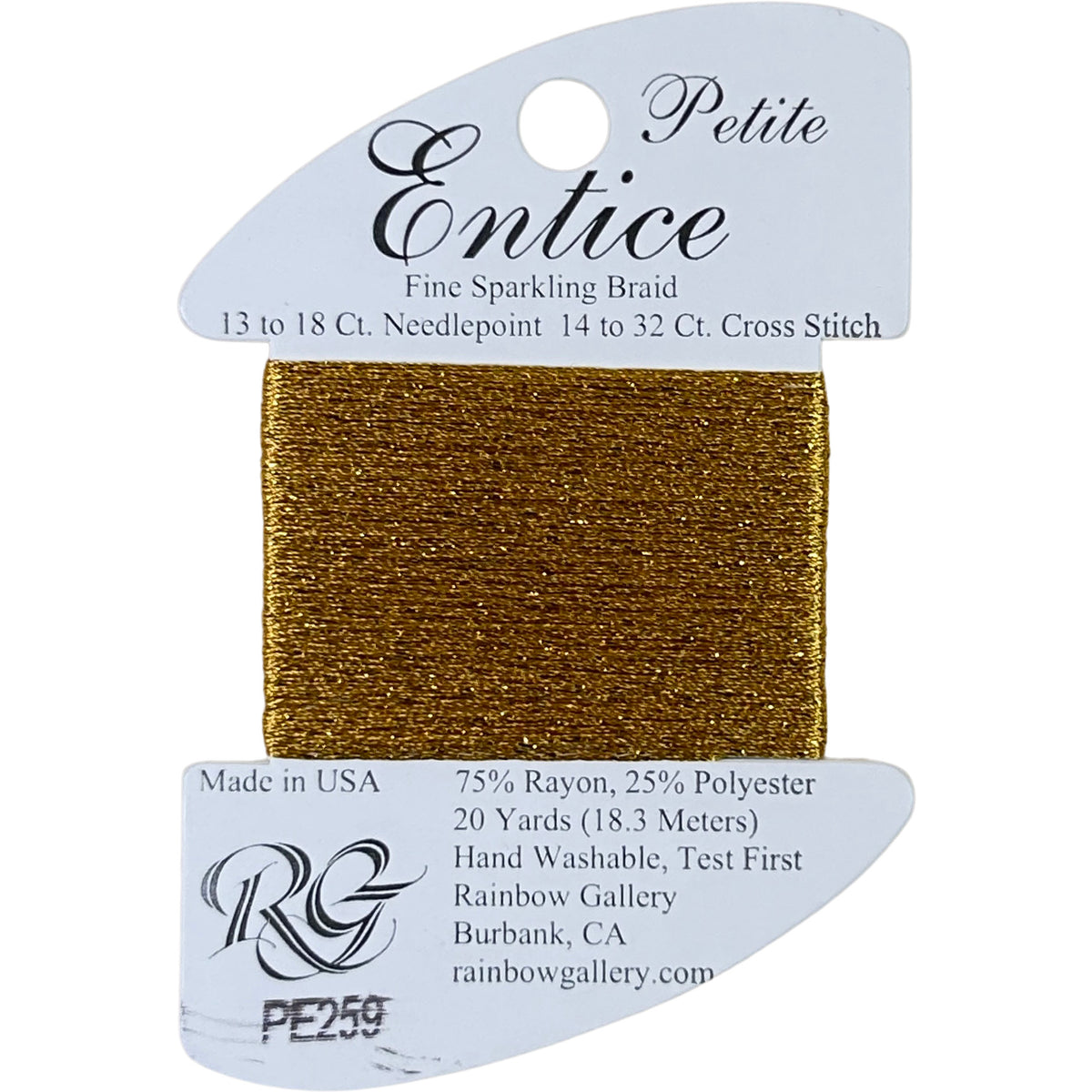 Rainbow Gallery Entice Petite - 259 Honey Gold