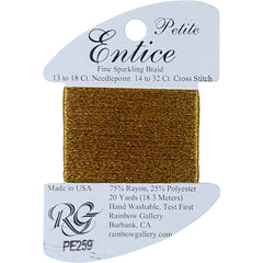 Rainbow Gallery Entice Petite - 259 Honey Gold