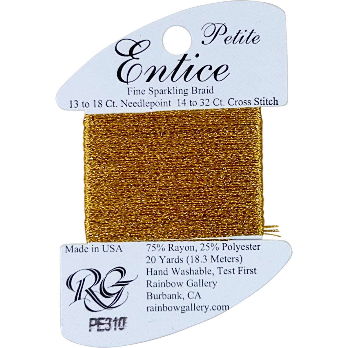 Rainbow Gallery Entice Petite - 310 Gold Nugget