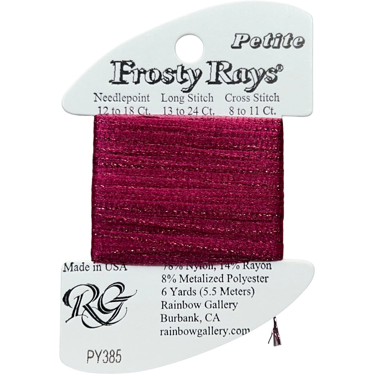 Rainbow Gallery Petite Frosty Rays - 385 Raspberry