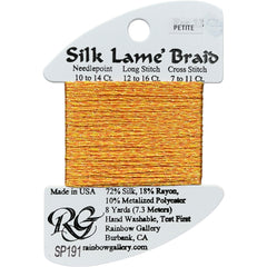 Rainbow Gallery Silk Lame Braid Petite - 191 Goldenrod