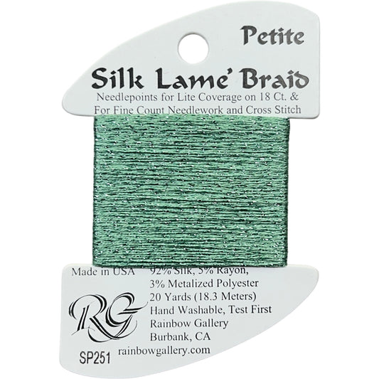 Rainbow Gallery Silk Lame Braid Petite - 251 Peppermint Patty