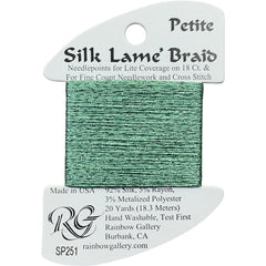 Rainbow Gallery Silk Lame Braid Petite - 251 Peppermint Patty