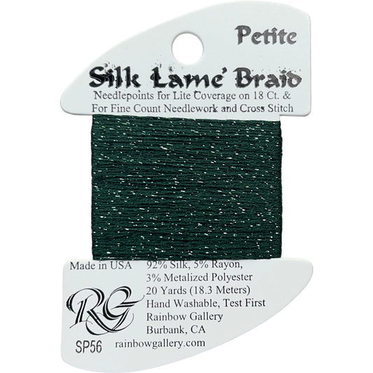 Rainbow Gallery Silk Lame Braid Petite - 056 Forest Green