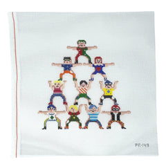 Pip & Roo Circus Stackers Needlepoint Canvas