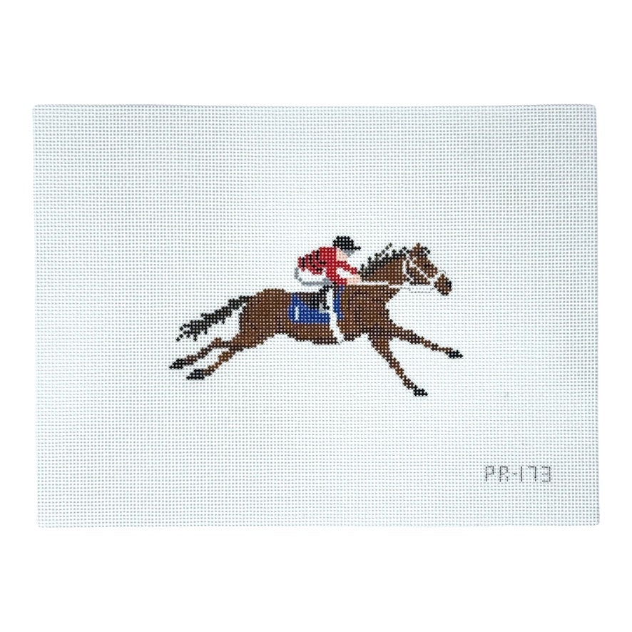 Pip & Roo Horse and Jockey Needlepoint Canvas