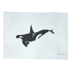 Pip & Roo Orca Needlepoint Canvas