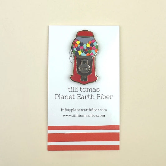 Planet Earth Bubble Gum Machine Needle Minder