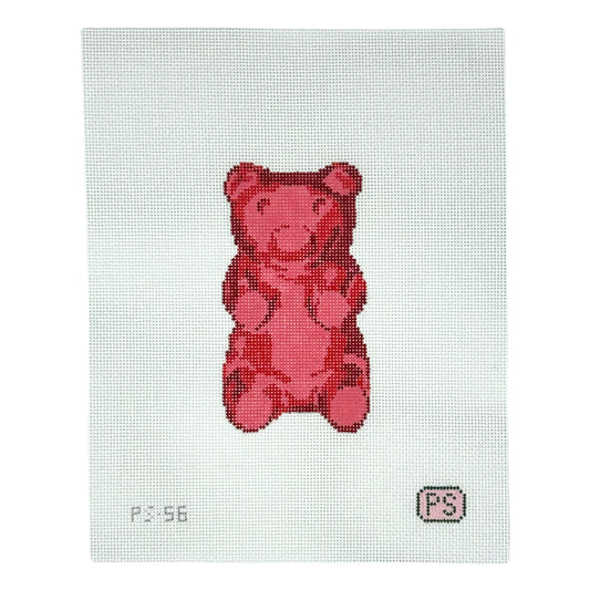 Prepsetter Gummy Bear Needlepoint Canvas - Red