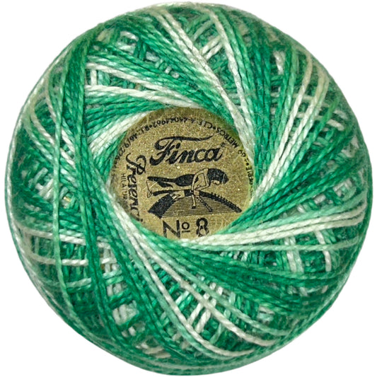 Presencia Finca Perle Size 8 - 9815 Variegated Nile Green