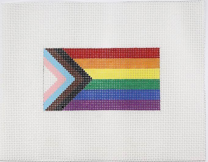 Rittenhouse Needlepoint Pride Flag Needlepoint Canvas