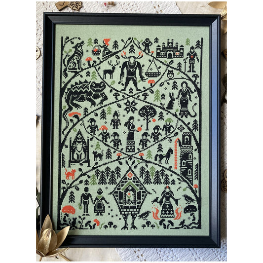 Quaternion Creations Forest Fairytale Cross Stitch Pattern