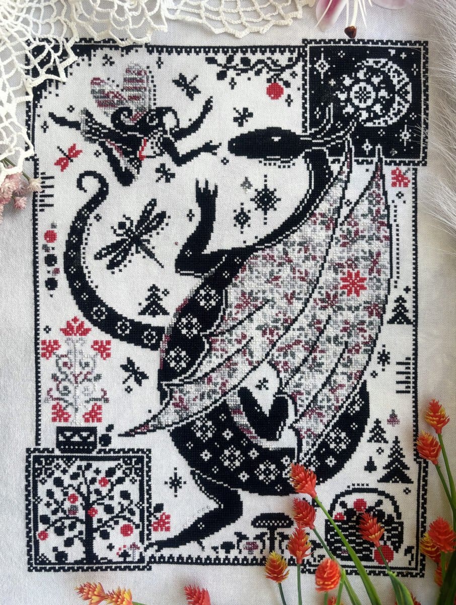 Quaternion Creations In Our Dreams We Are Dancing Cross Stitch Pattern