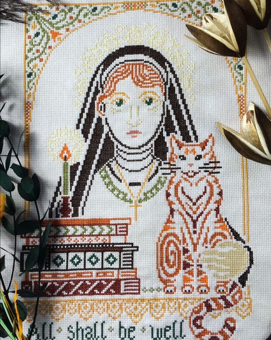 Quaternion Creations Julian of Norwich Cross Stitch Pattern