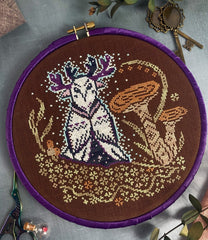 Quaternion Creations Mielikki Walks at Midnight Cross Stitch Pattern
