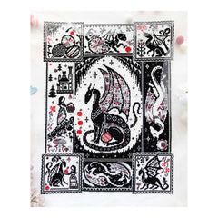 Quaternion Creations Of Dragons and Apples Cross Stitch Pattern