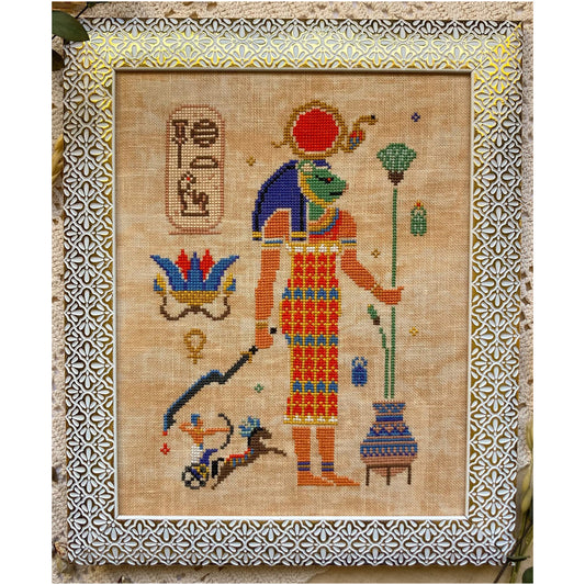 Quaternion Creations Sekhmet Cross Stitch Pattern