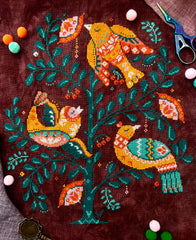 Quaternion Creations Songbirds and Berries Cross Stitch Pattern