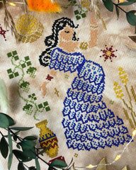 Quaternion Creations The Beer Goddess Cross Stitch Pattern