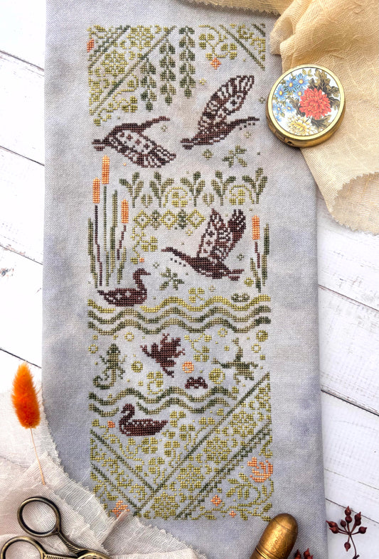 Quaternion Creations Wild Goose Chase Cross Stitch Pattern