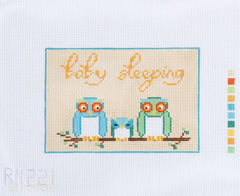 Rittenhouse Needlepoint Baby Sleeping - Three Owls Needlepoint Canvas
